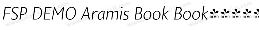 FSP DEMO Aramis Book Book字体转换
